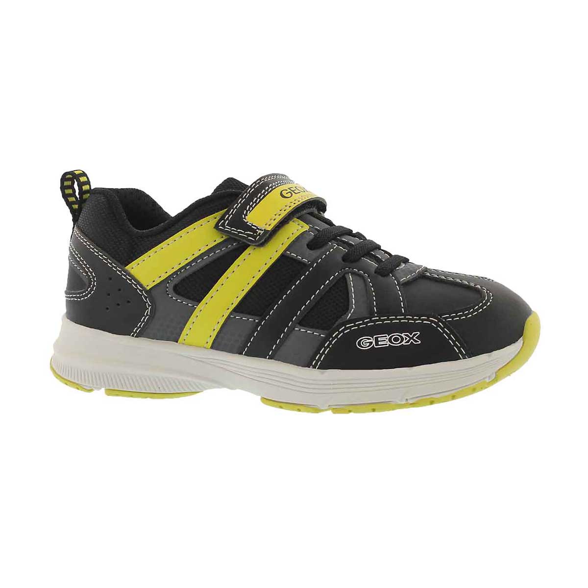 Boys' TOP FLY black/lime sneakers