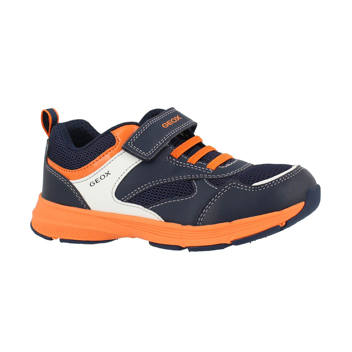 Boys' J HOSHIKO navy/orange sneakers