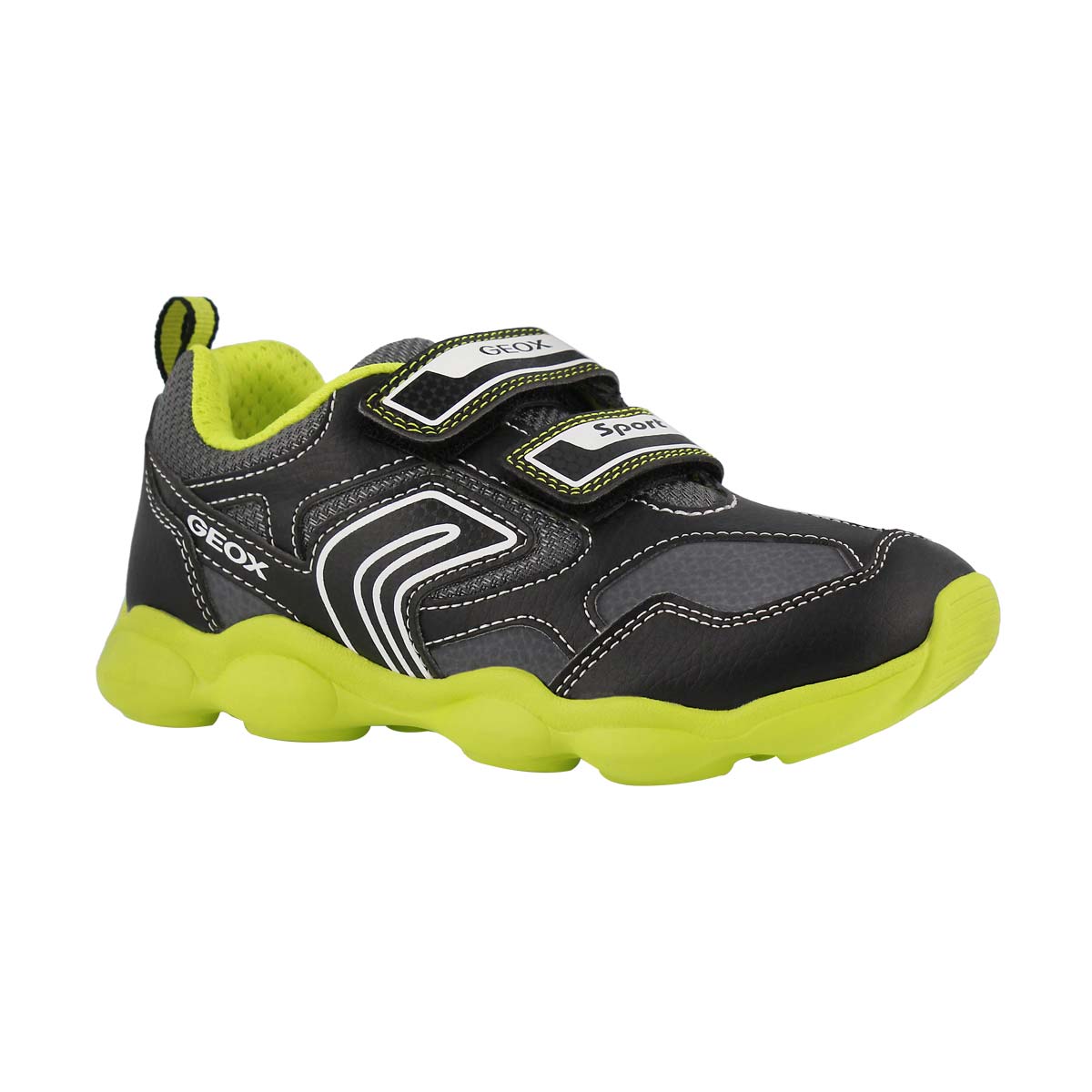 Bys Munfrey black/lime sneaker