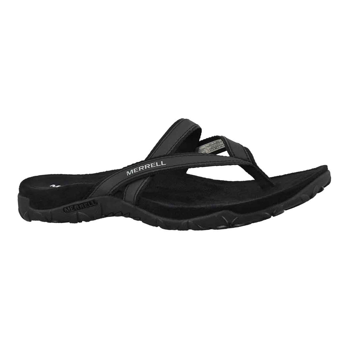 Lds Terran Ari Post blk thong sandal