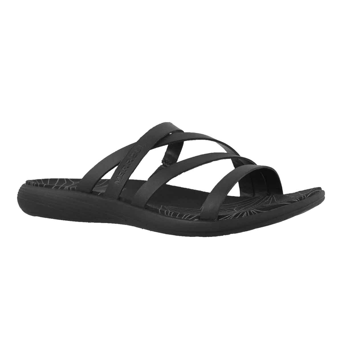 Lds Duskair Seaway Slide black sandal