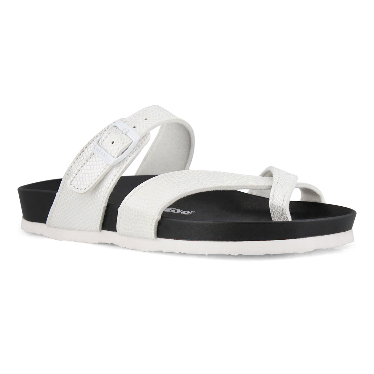 Sandale de confort Jackie-O, blanche,fem