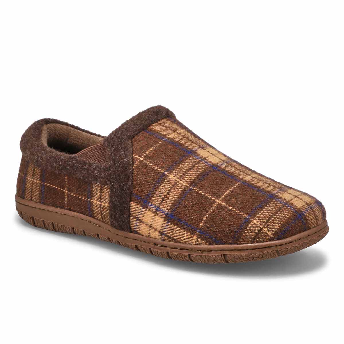 Mens Jacob Memory Foam Slipper - Taupe