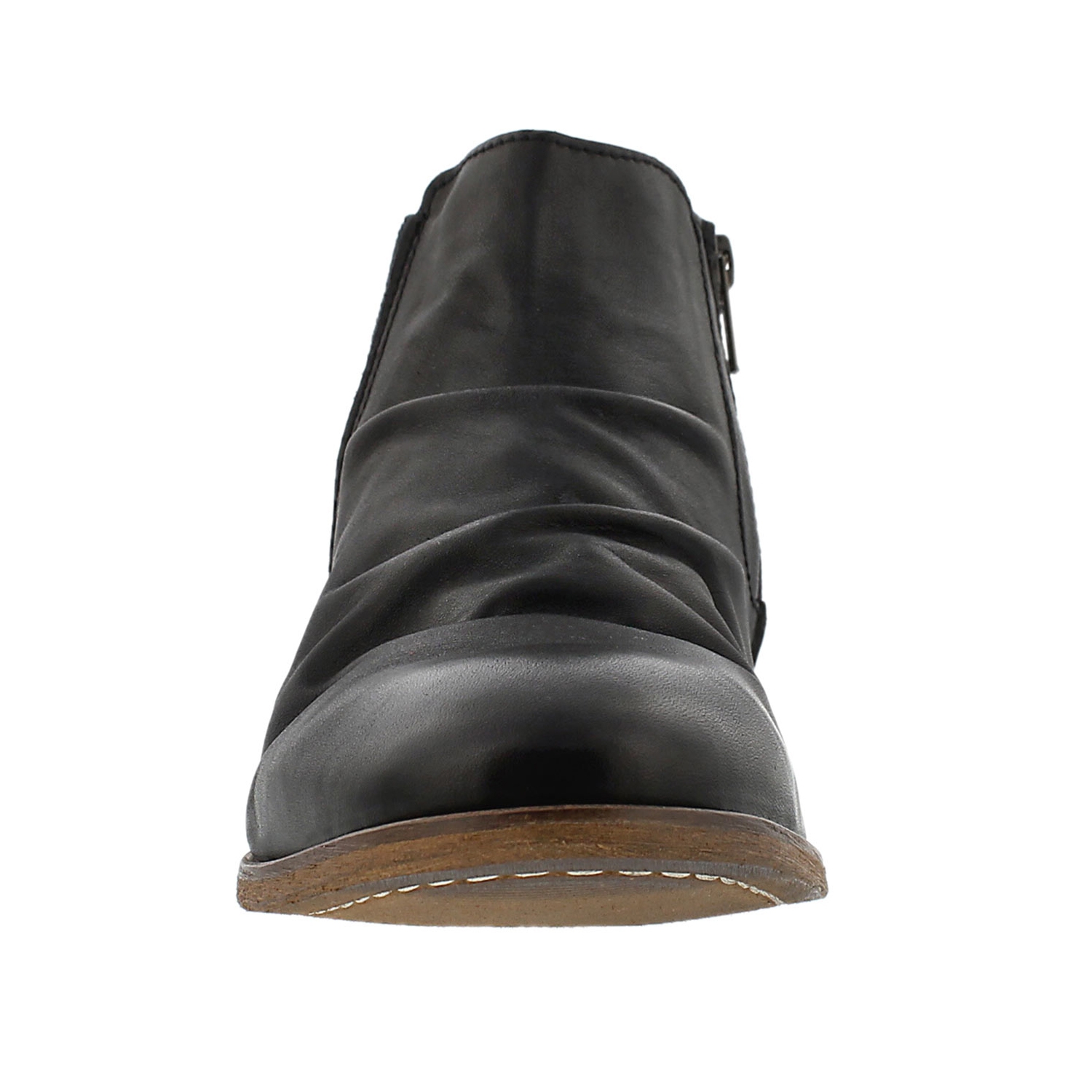 Mns Jaden black slip on ankle boot