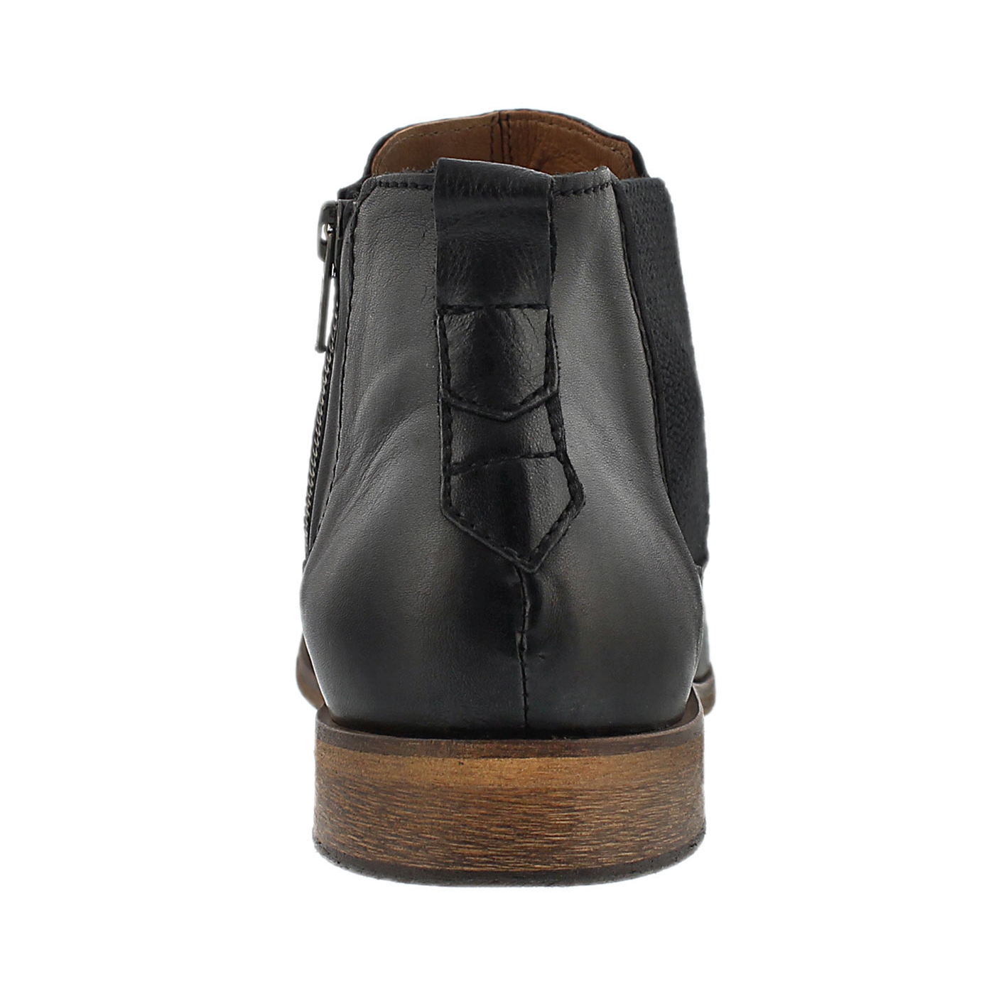 Mns Jaden black slip on ankle boot