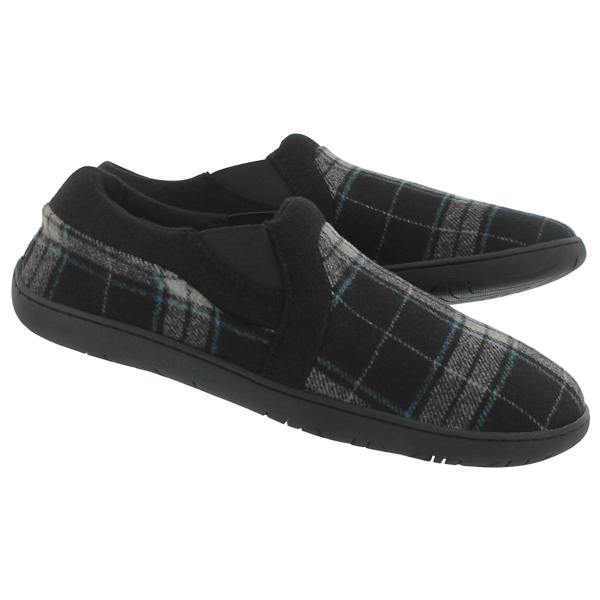 Pantoufle tal fermé James, tartan nr,hom