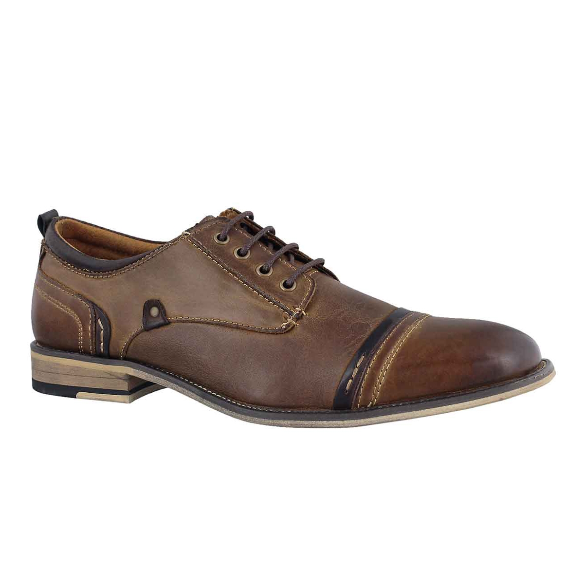 Mns Jamyson dark tan dress oxford