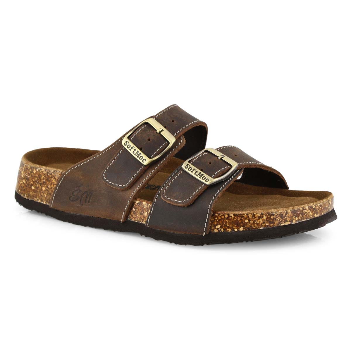 SoftMoc Women's Janine Cork Footbed Slide Sandal | eBay