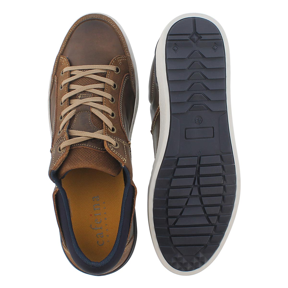 Mns Jeremy camel lace up fashion sneaker