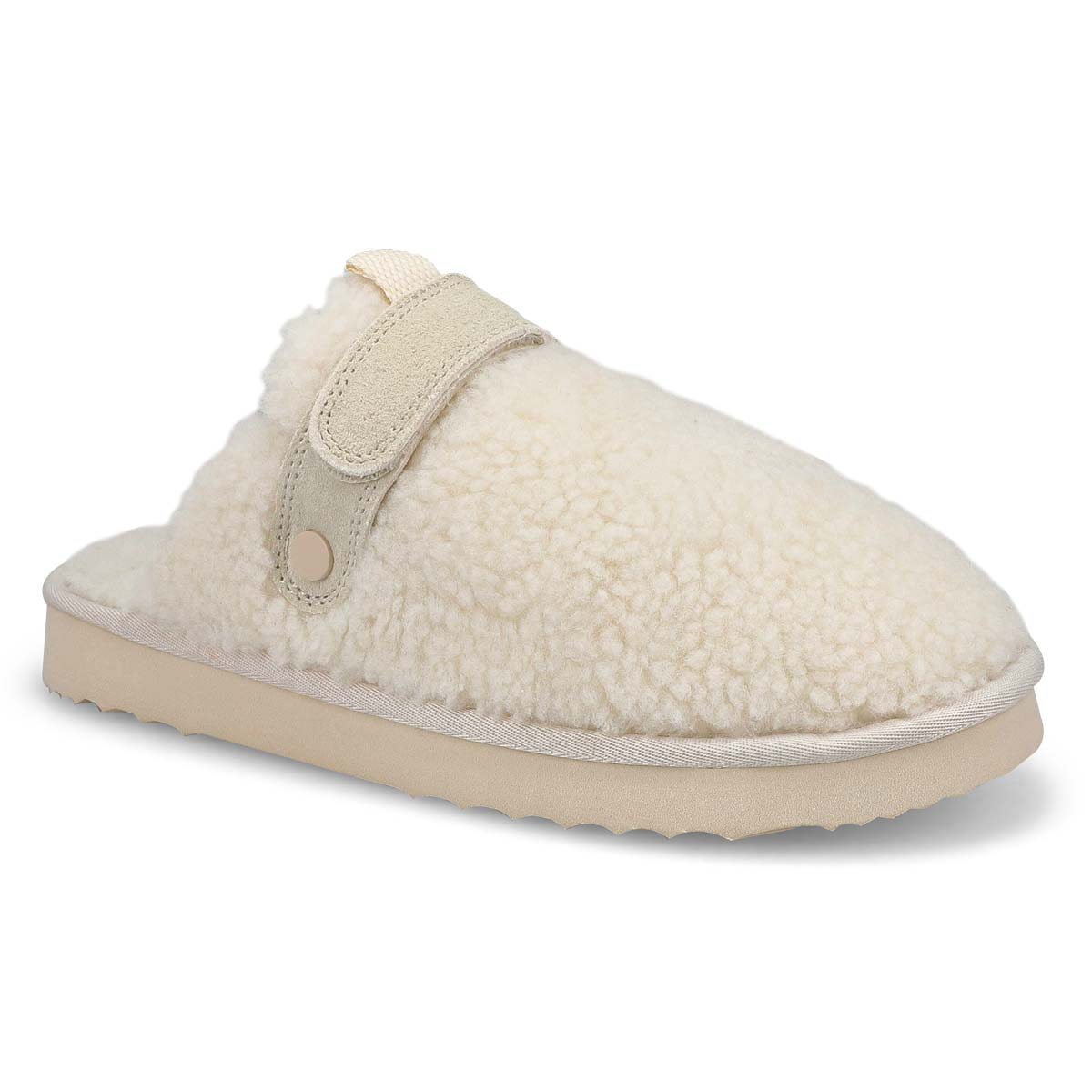 Womens Jessica Open Back Slipper - Natural