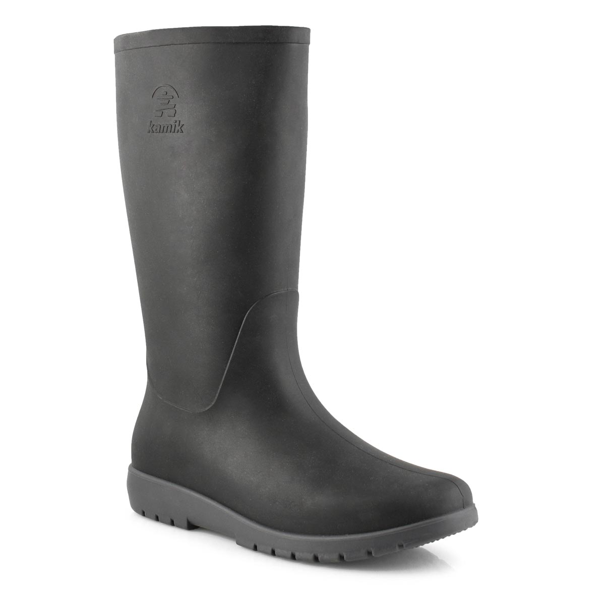 Lds Jessie blk/char mid wtpf rain boot