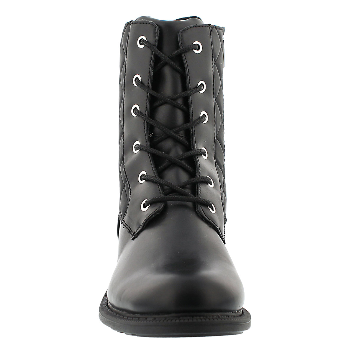 Botte imp. piquée Jessy, noir, femmes