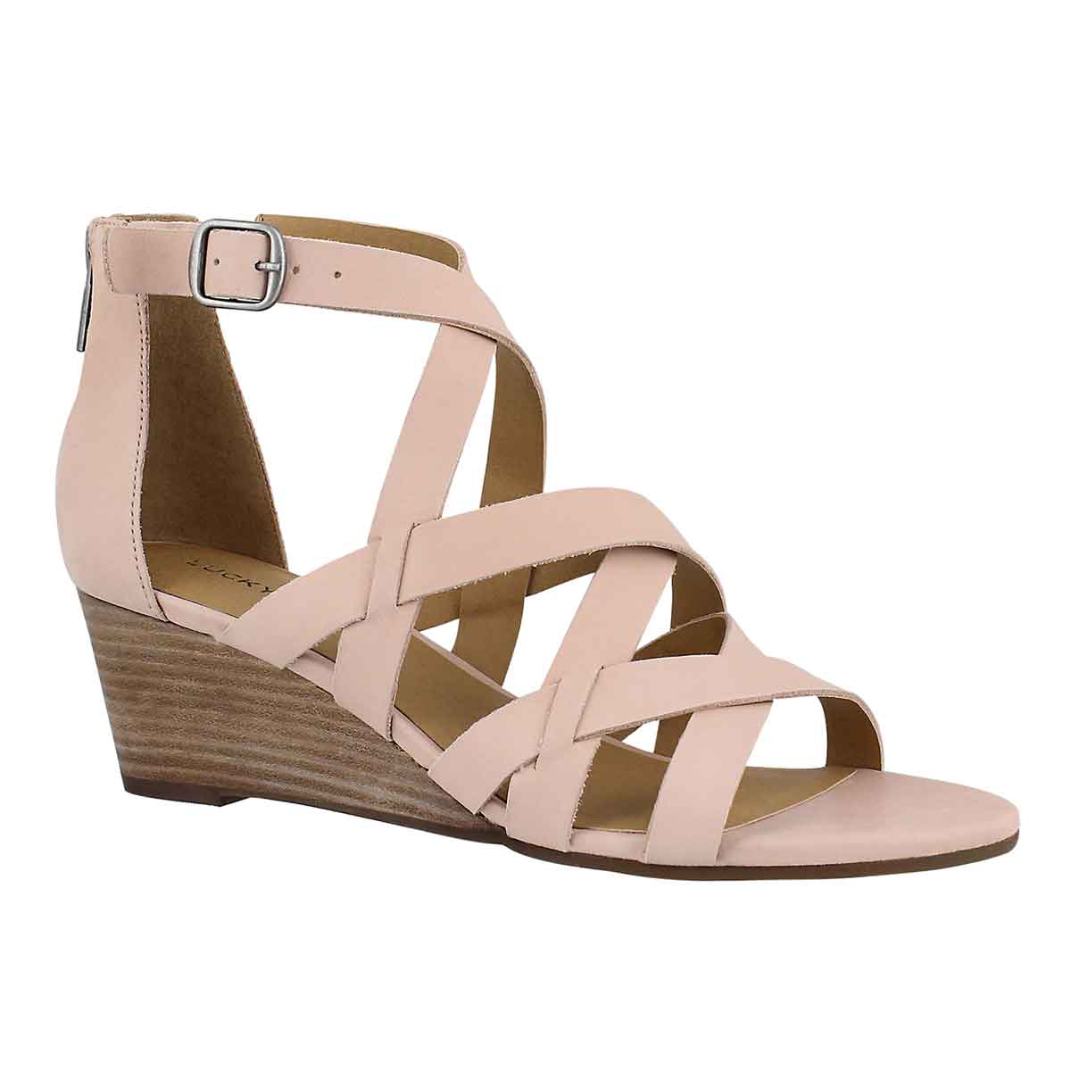Women's JEWELIA misty rose wedge sandal