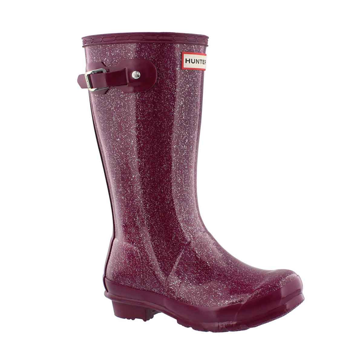 Grls Original Glitter violet rain boot