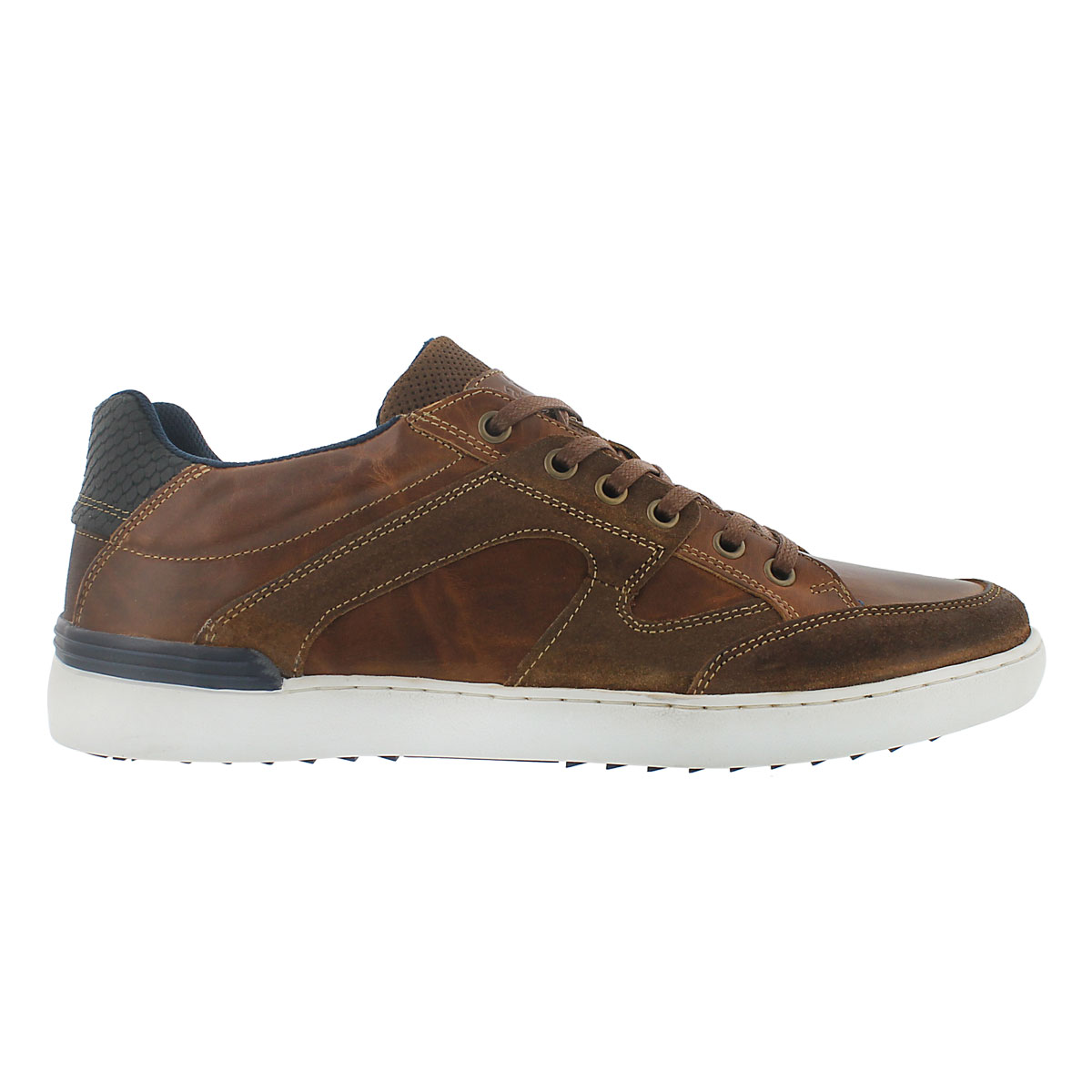 Mns Jonah camel lace up fashion sneaker