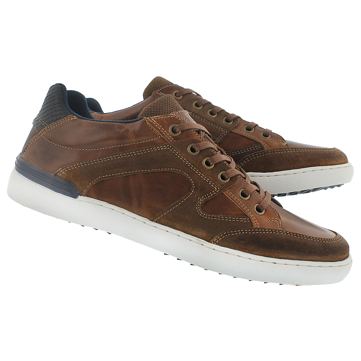Mns Jonah camel lace up fashion sneaker