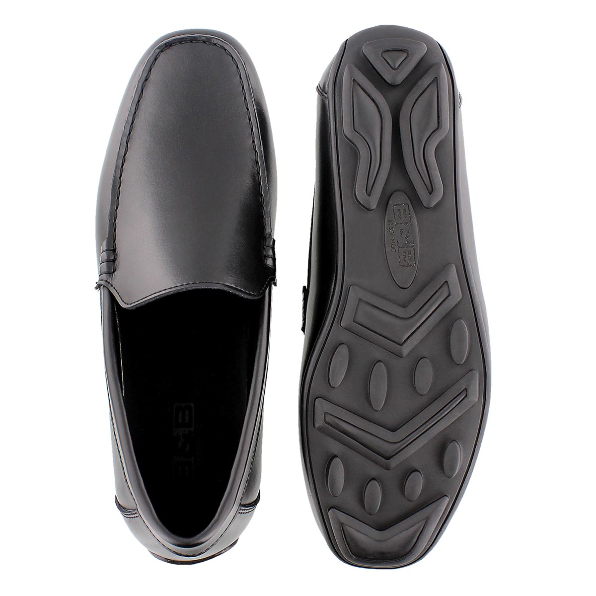 Mns Josh black slip on dress loafer