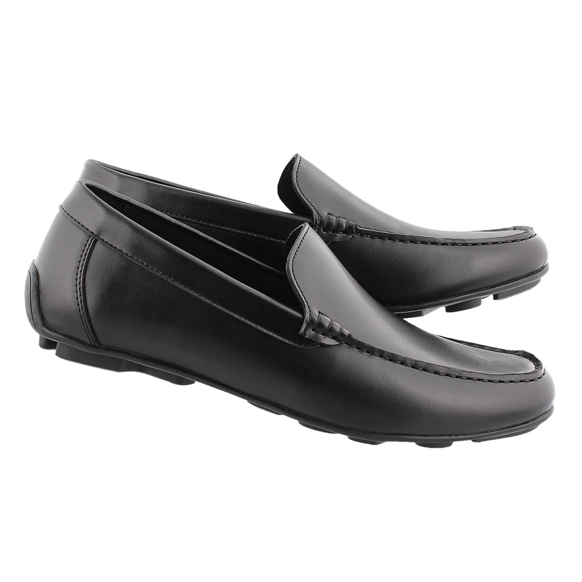 Mns Josh black slip on dress loafer