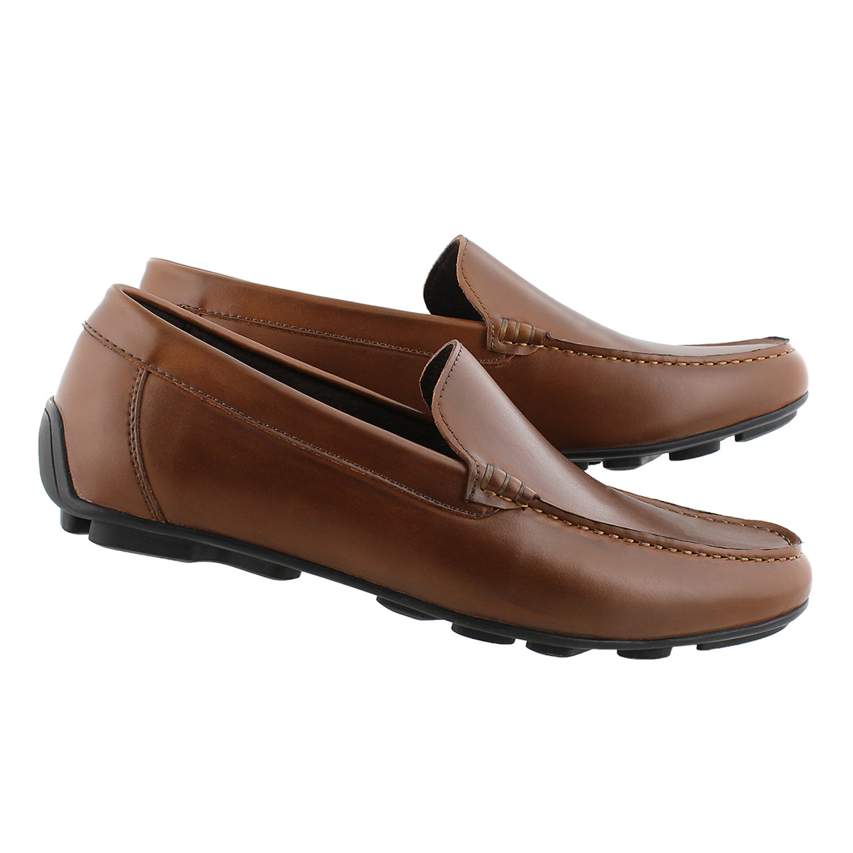 Mns Josh cognac slip on dress loafer