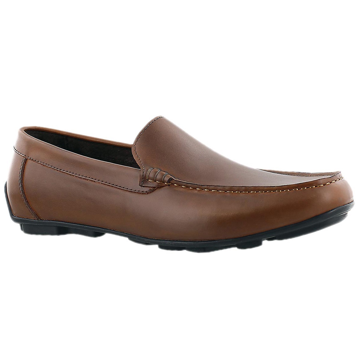 Men's JOSH cognac slip on dress loafers