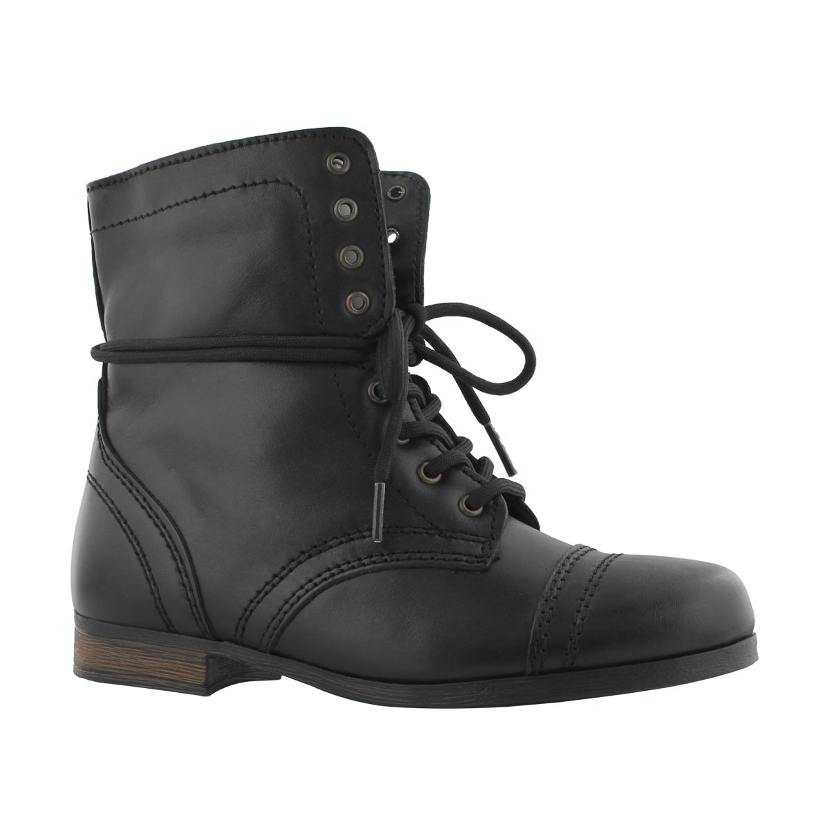 steve madden troopa combat boots black