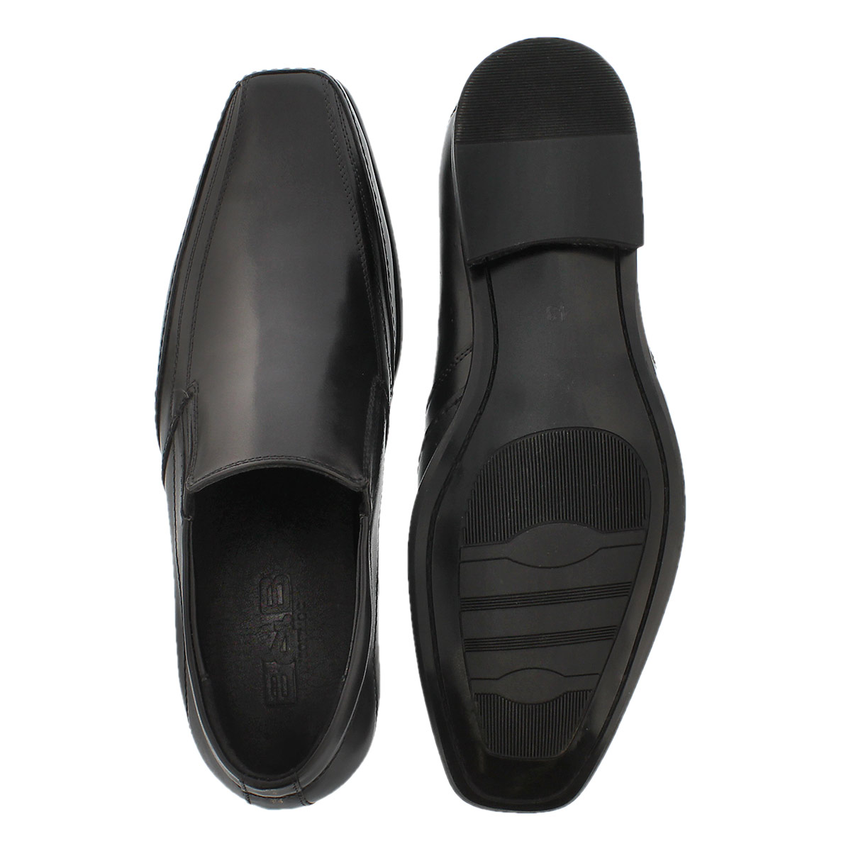 Mns Justin 2 black slip on dress shoe