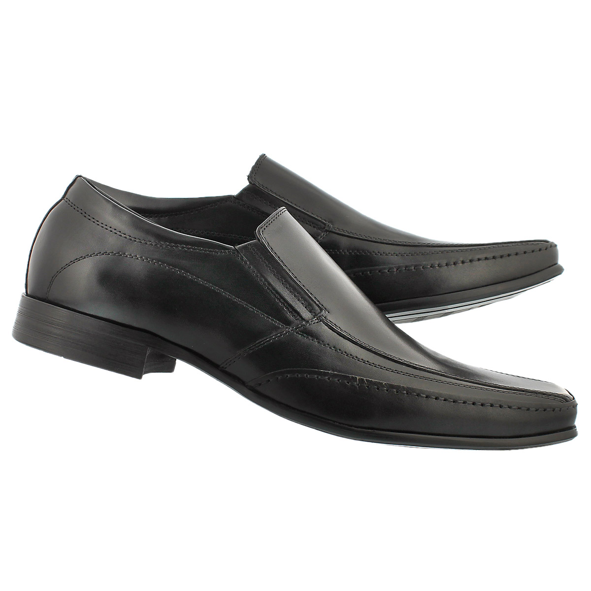 Mns Justin 2 black slip on dress shoe