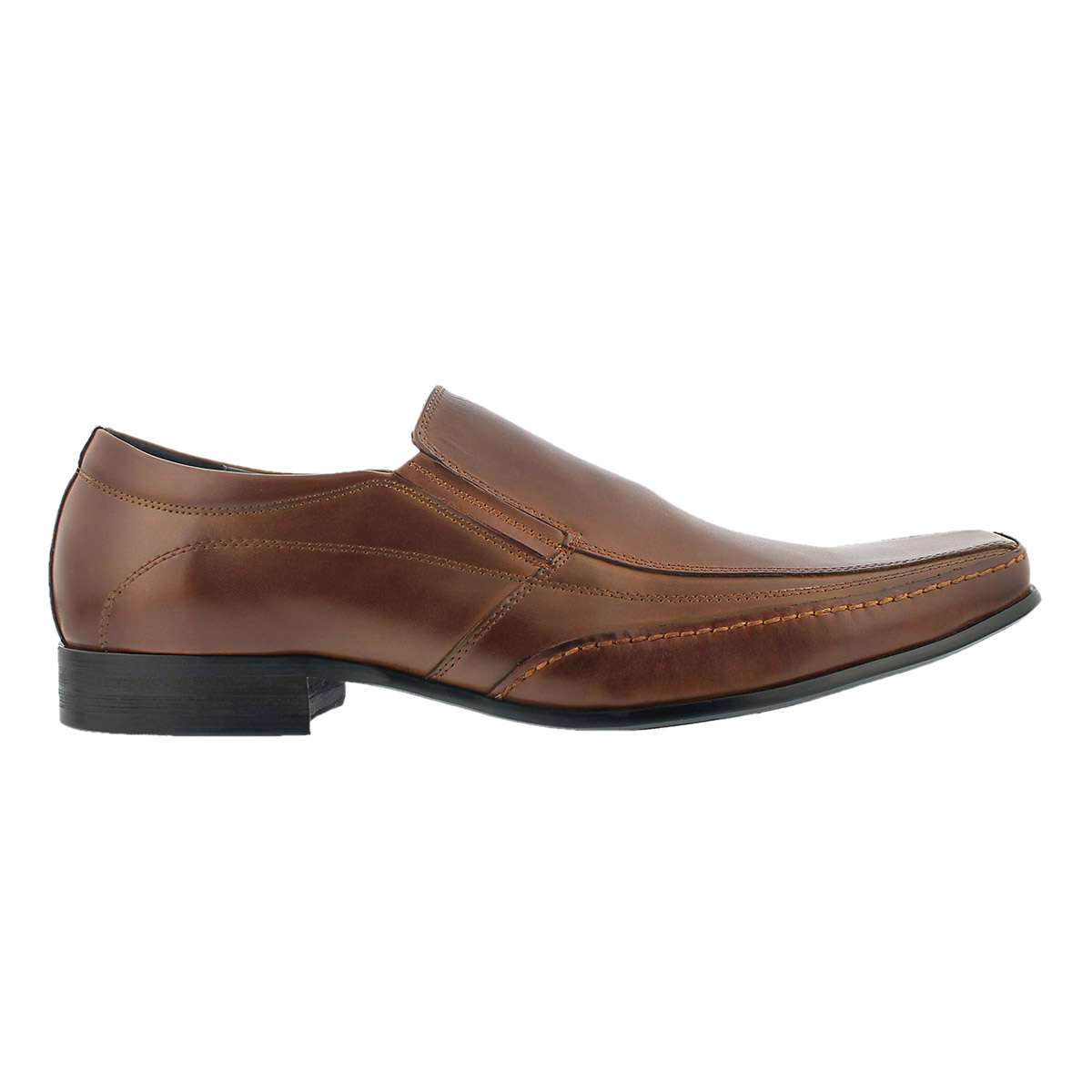 Mns Justin 2 cognac slip on dress shoe