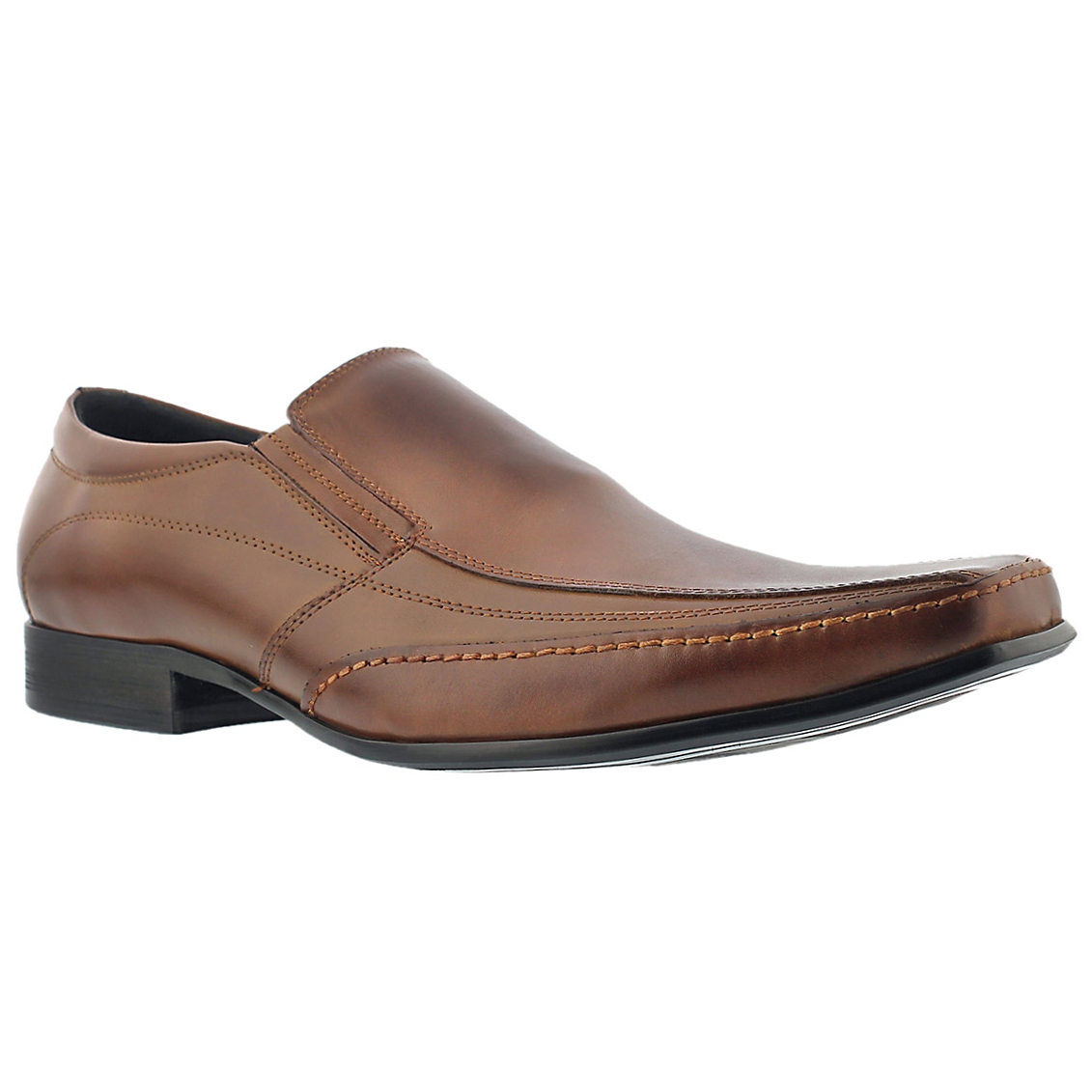 Men's JUSTIN 2 cognac slip on dress shoes