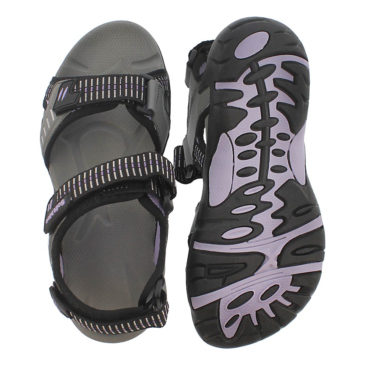 Lds Kara slate 3 strap sport sandal