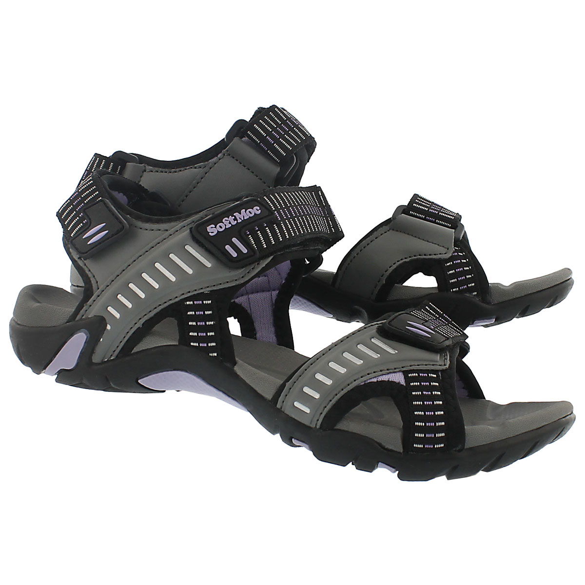 Lds Kara slate 3 strap sport sandal