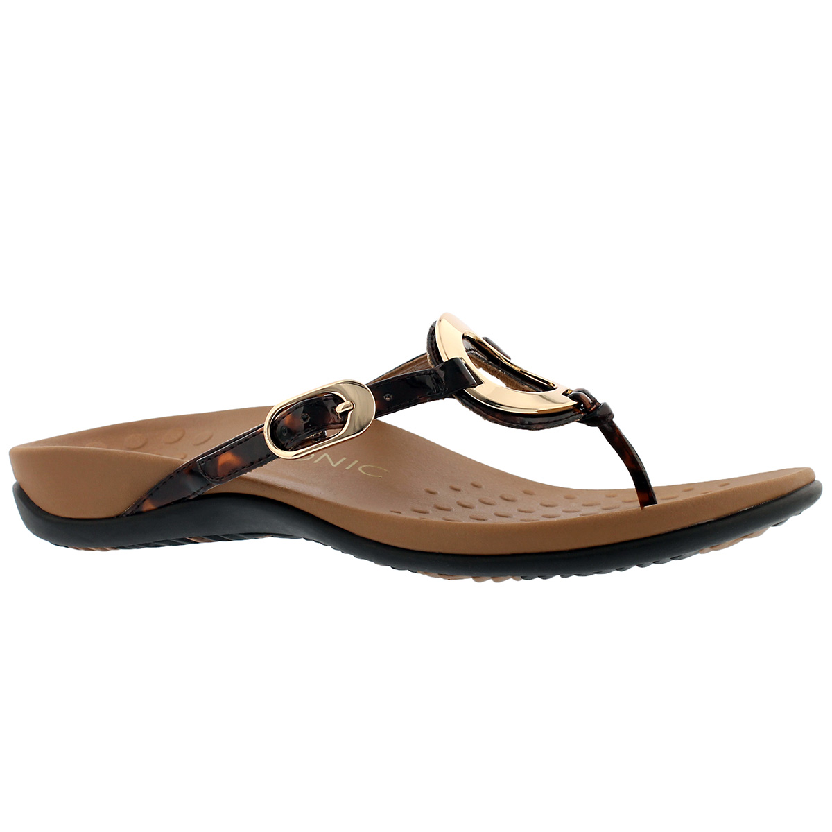 Women's KARINA tortoise arch support thong sandals