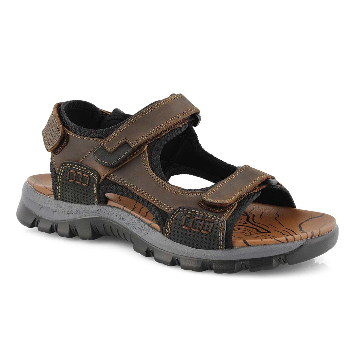 Sand. sport Kasper,3 brides,havane,hom