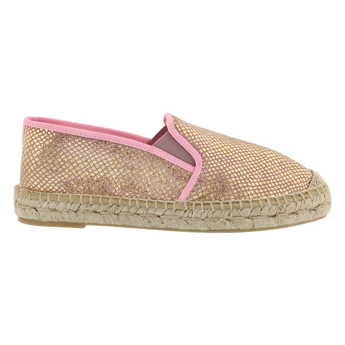Lds Kaylee pink slip on espadrille