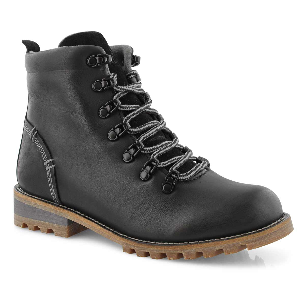 Lds Fernie black wtpf laceup ankle boot