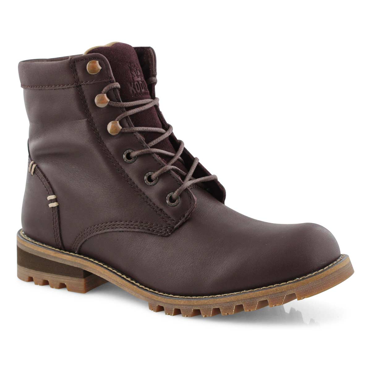 Bottine lacéeMahone imperm.aubergine fem