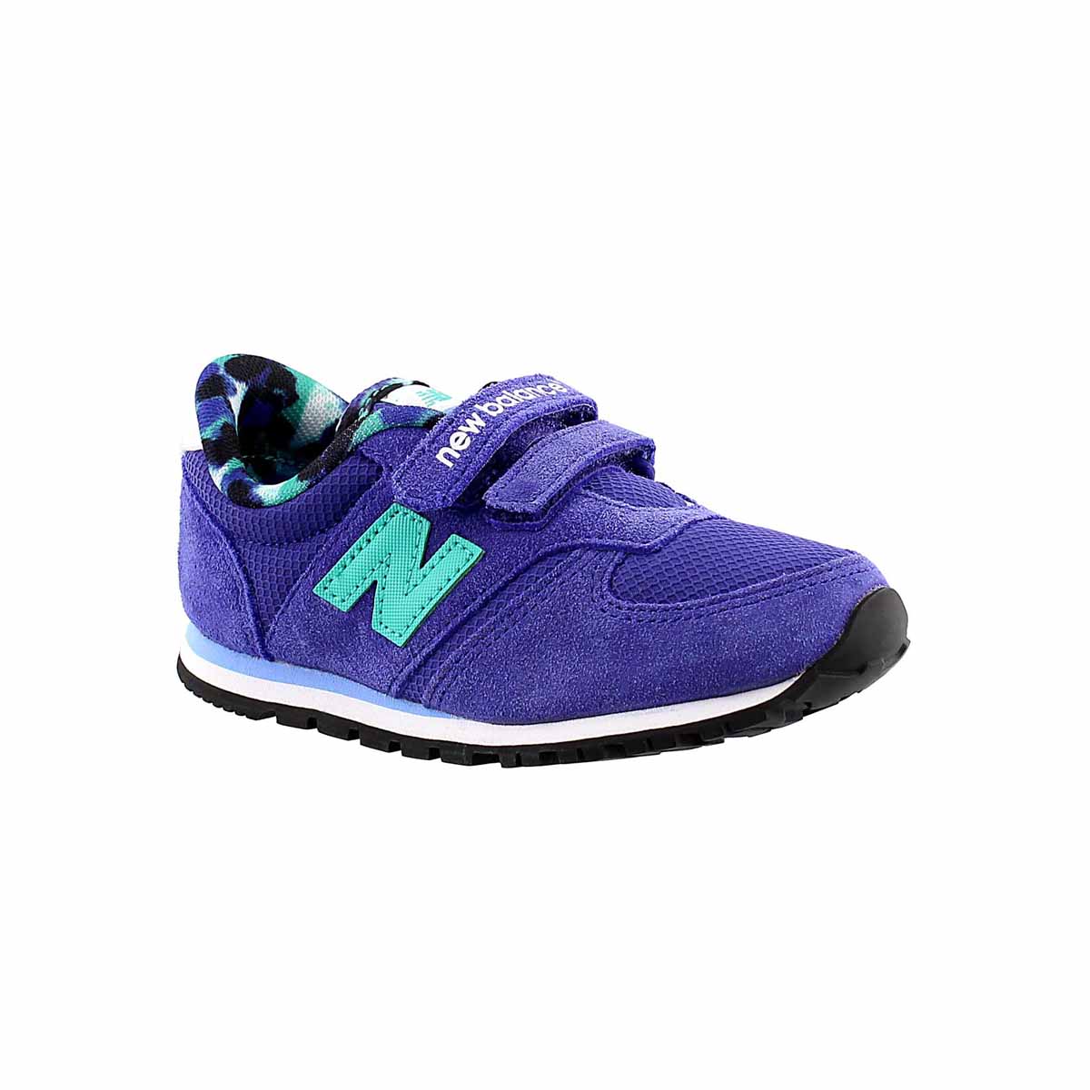 Infs 420 purple/teal hook & loop sneaker