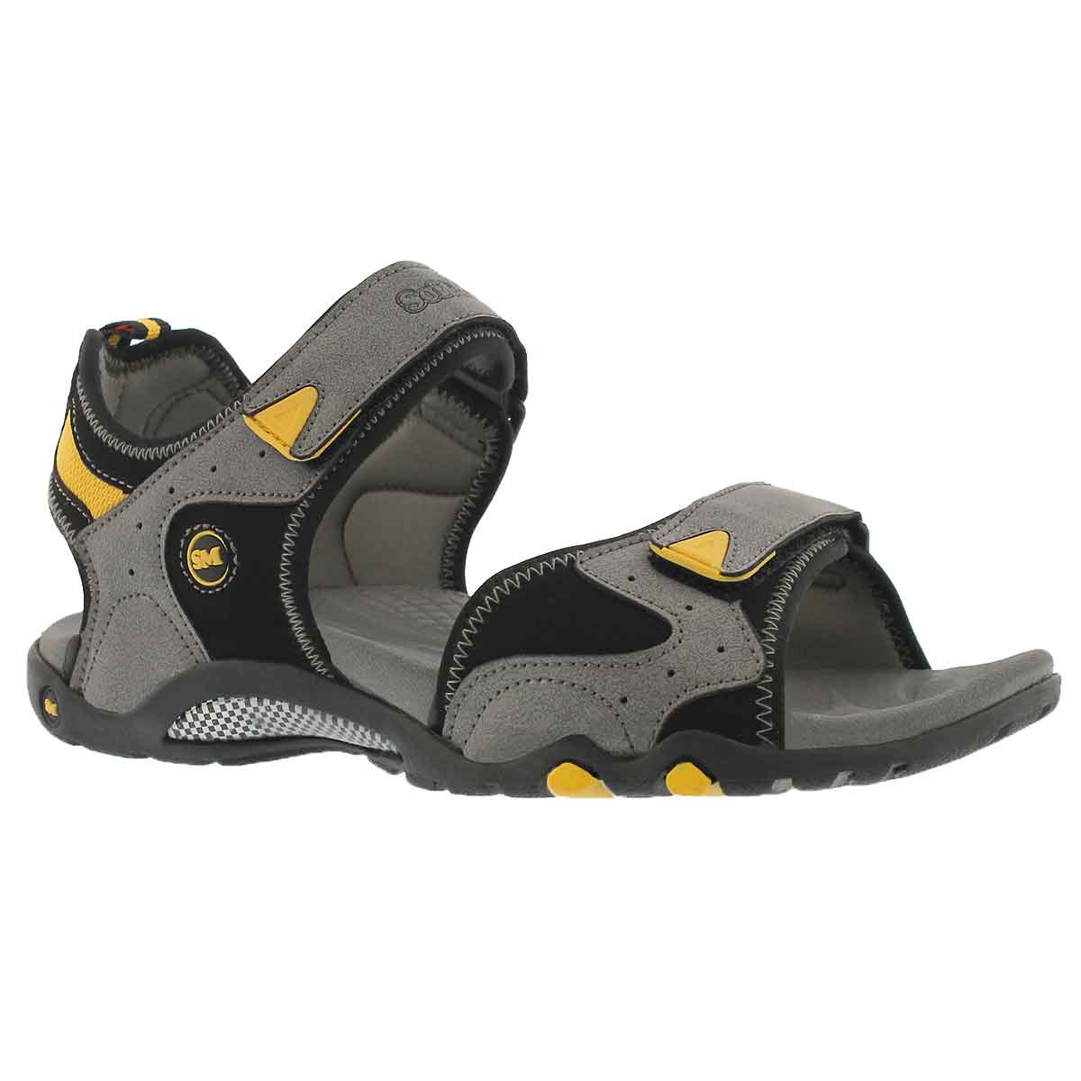Mns Kedge grey 3 strap sport sandal