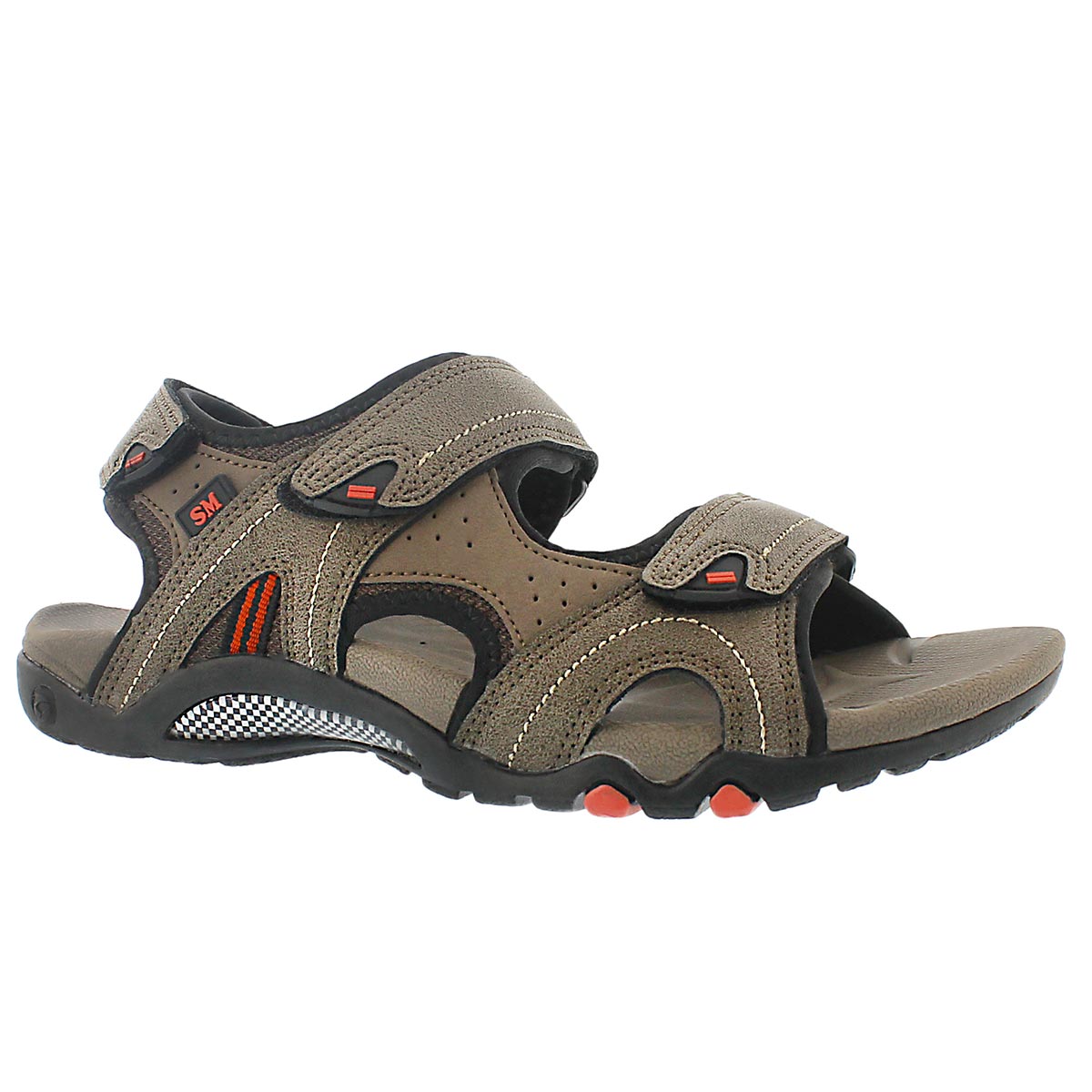 Men's KEEGAN taupe 3 strap sport sandals
