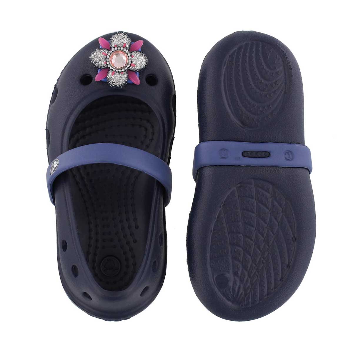 Grls Keeley Springtime nvy maryjane flat