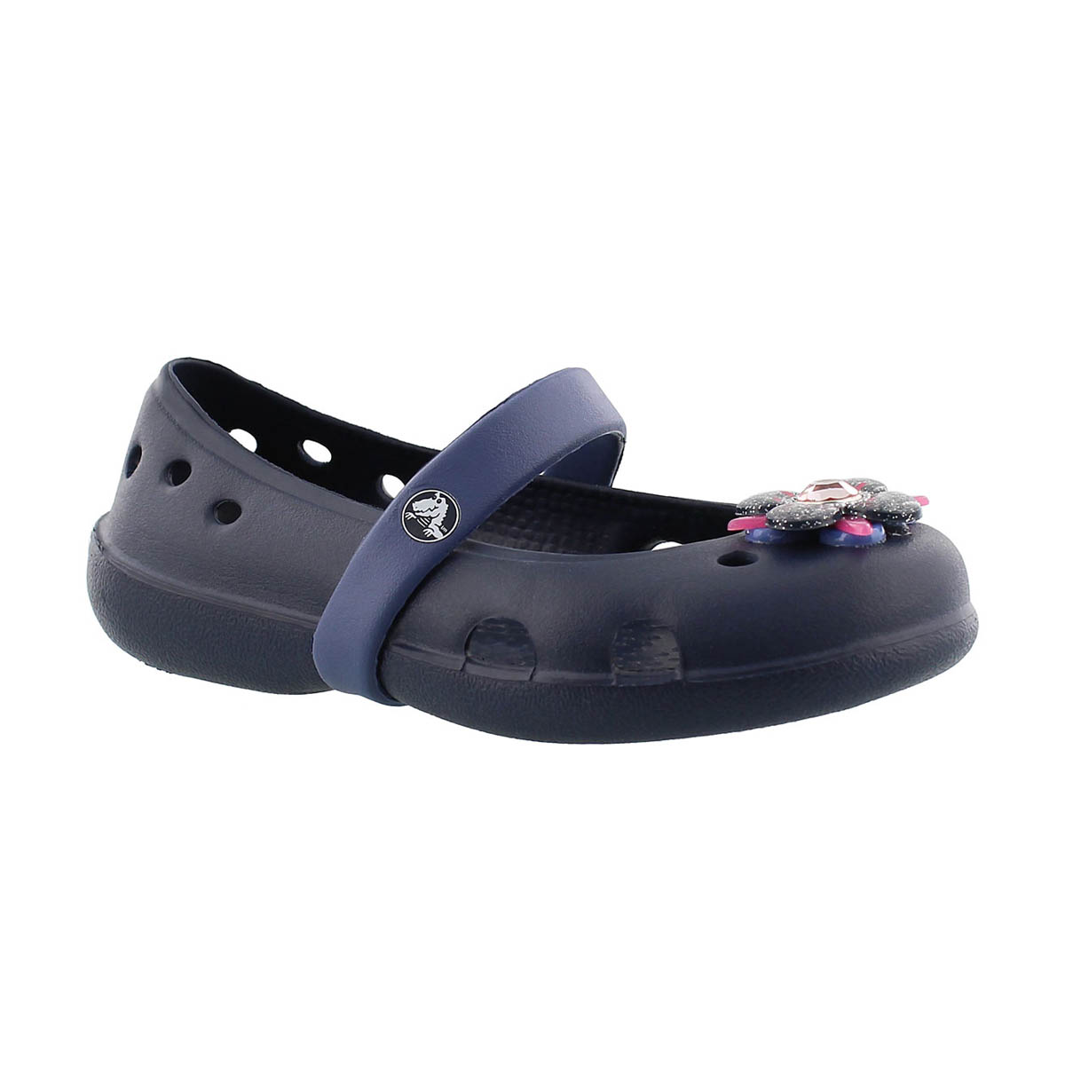 Girls' KEELEY SPRINGTIME navy Mary Jane flats