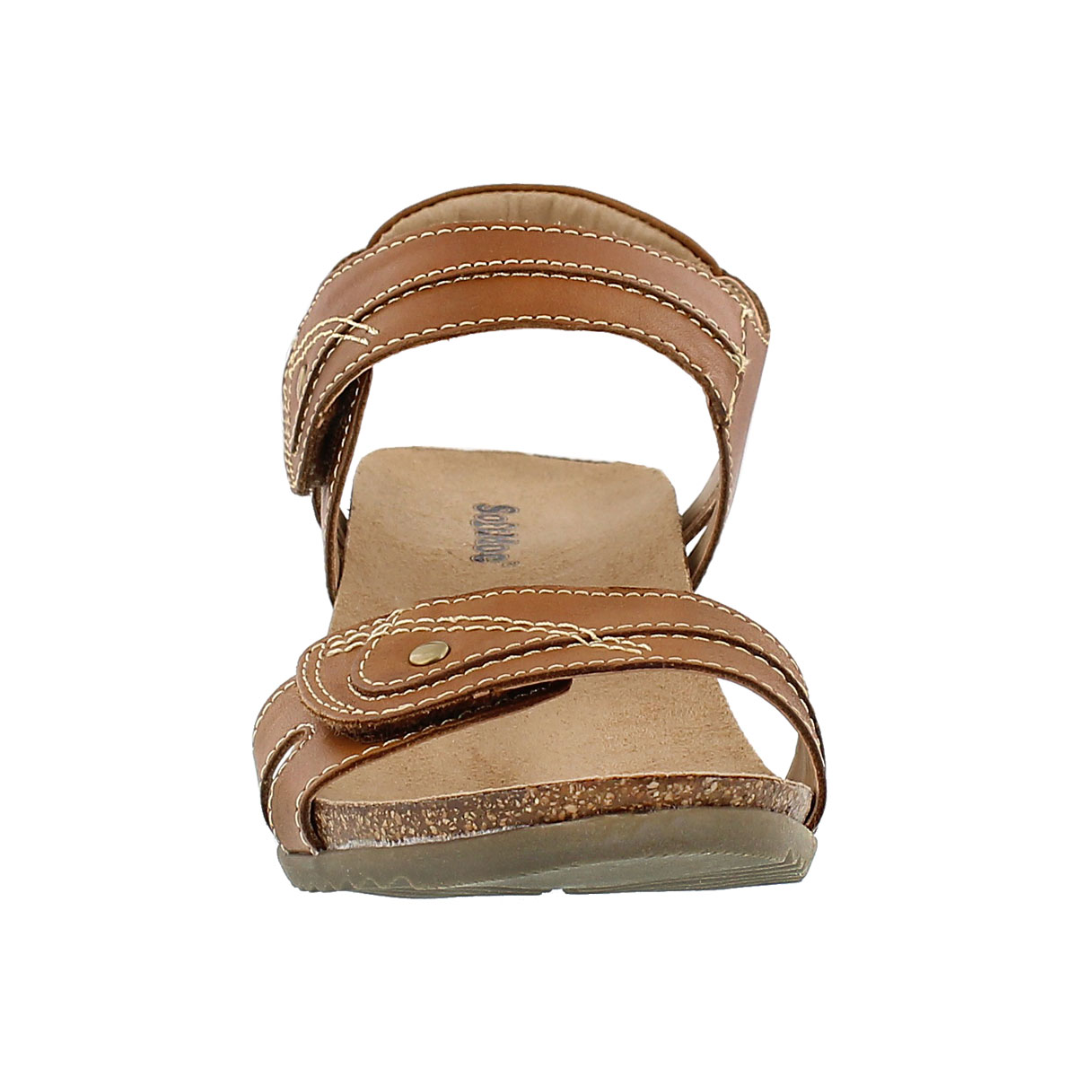 Lds Keira brown wedge sandal
