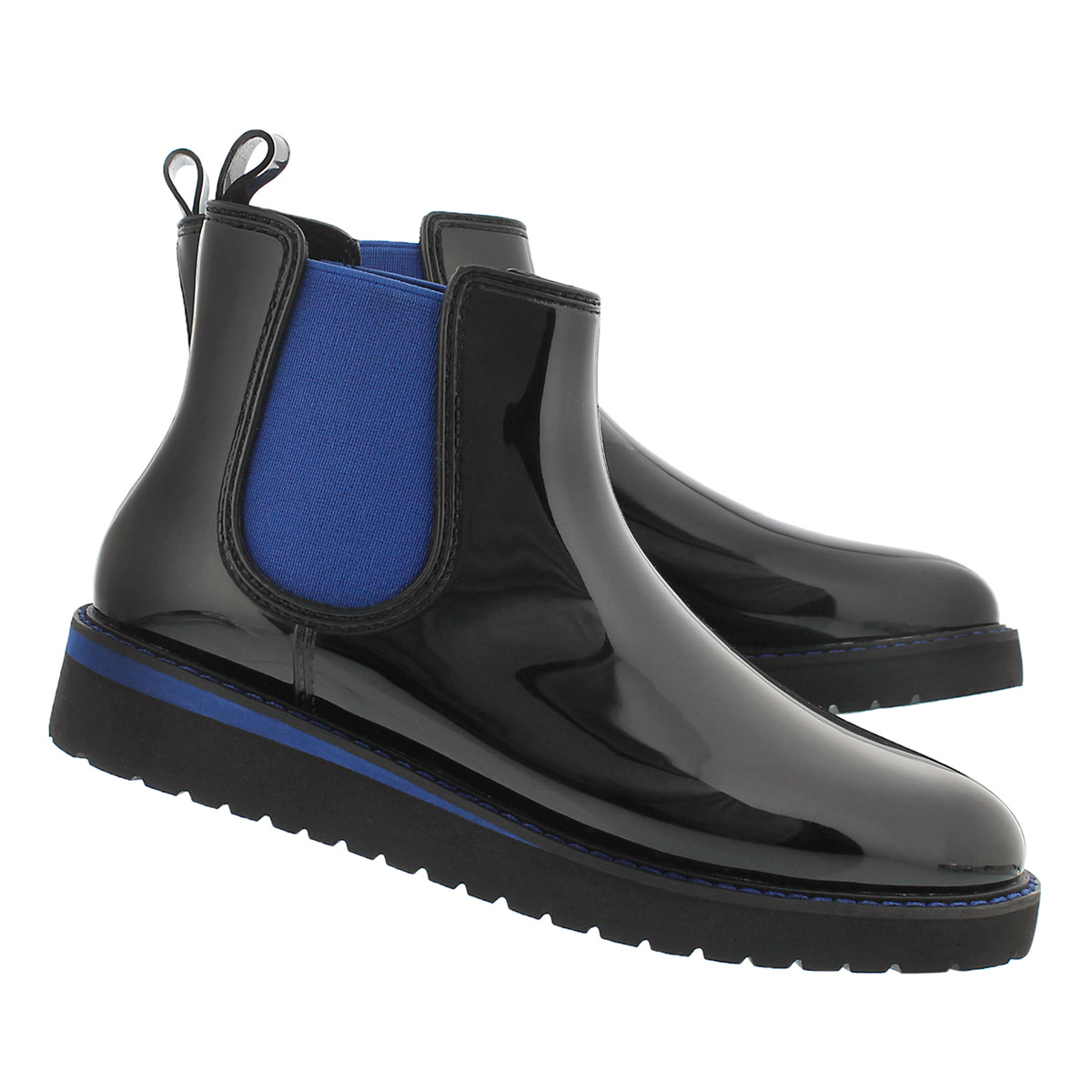 Lds Kensington blk/blu wtpf chelsea boot