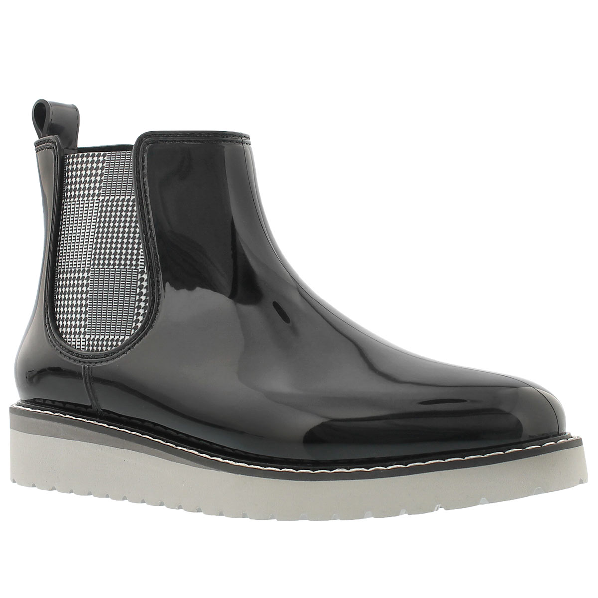 Lds Kensington blk pld wtpf chelsea boot