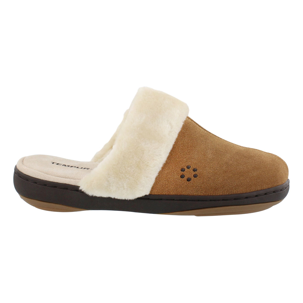 Lds Kensley hashbrown open back slipper