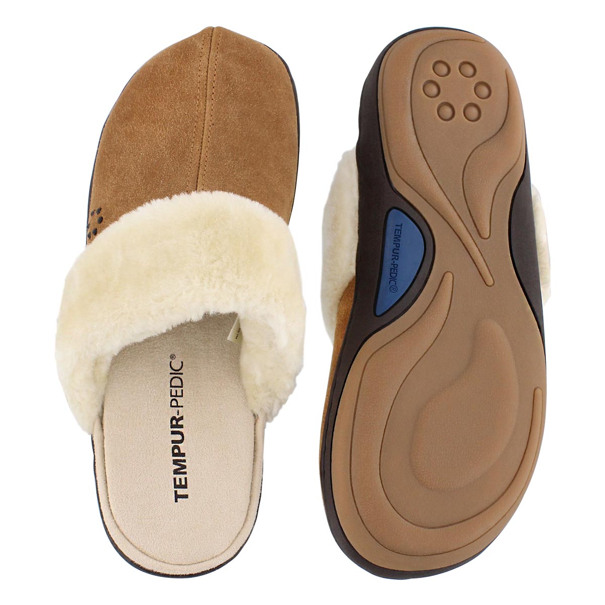 Lds Kensley hashbrown open back slipper