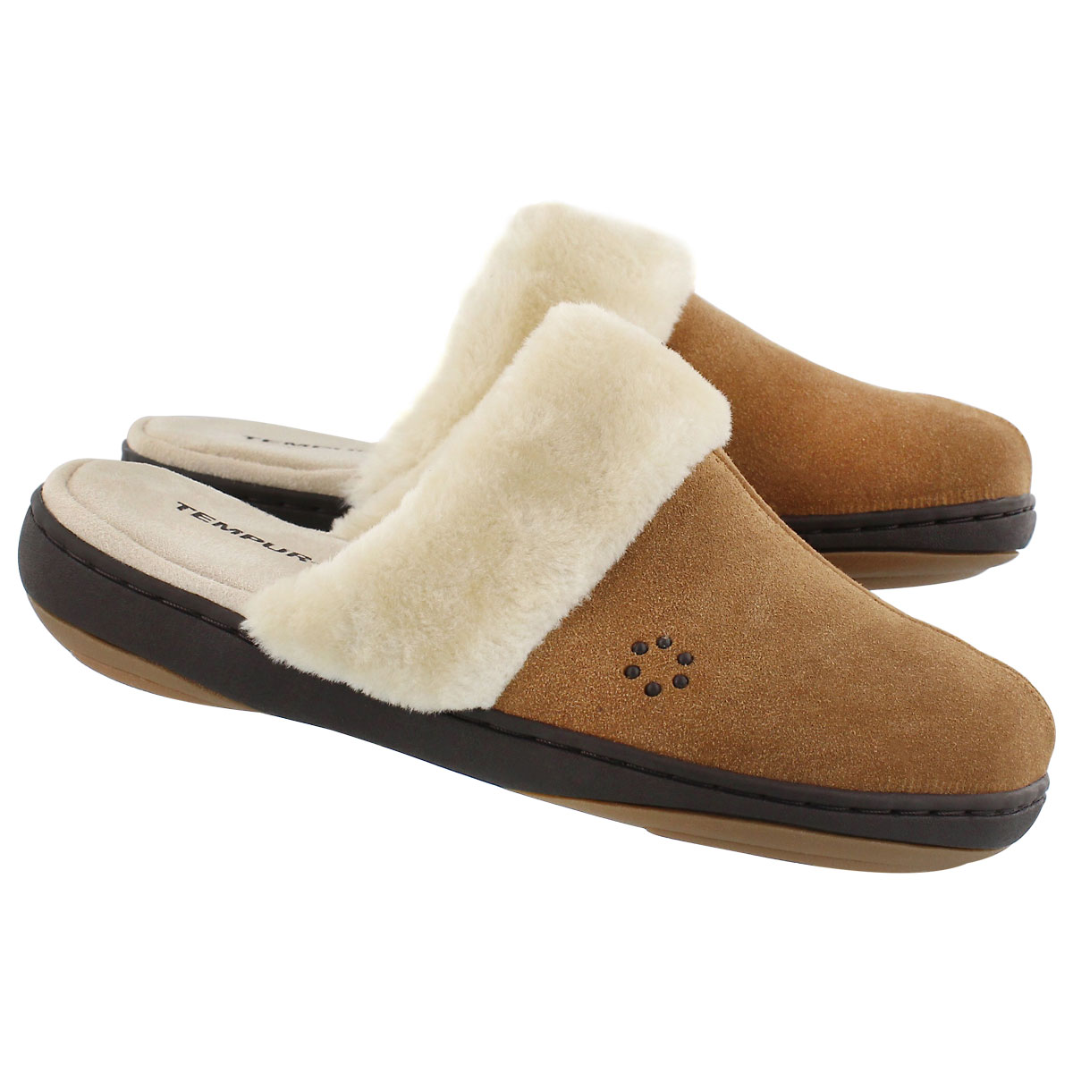 Lds Kensley hashbrown open back slipper