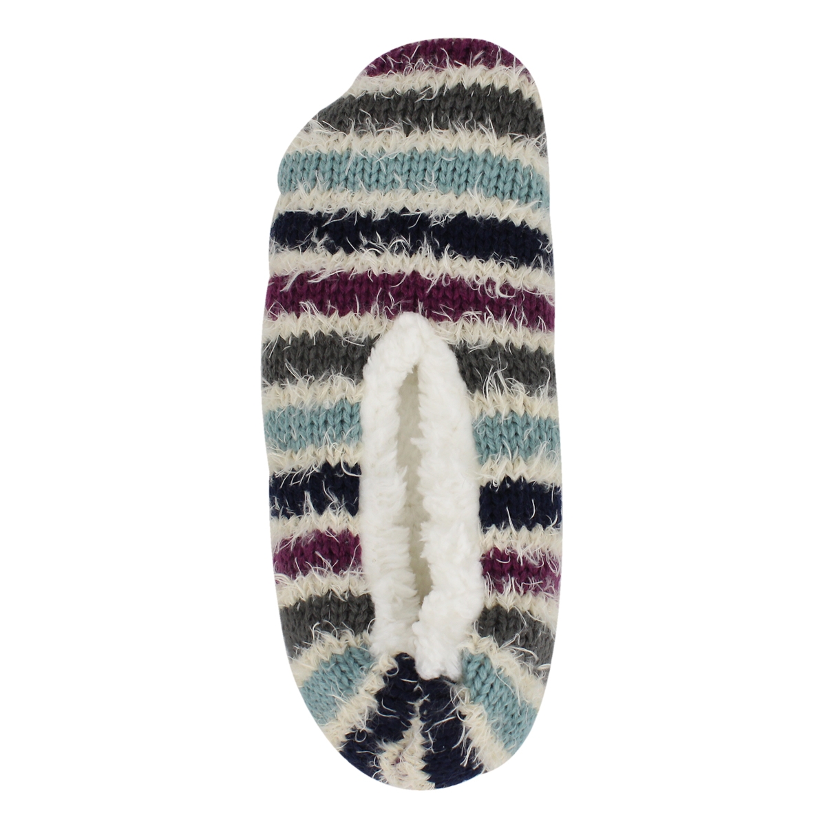 Lds Furry Tail multi sherpa sock - 1 pk