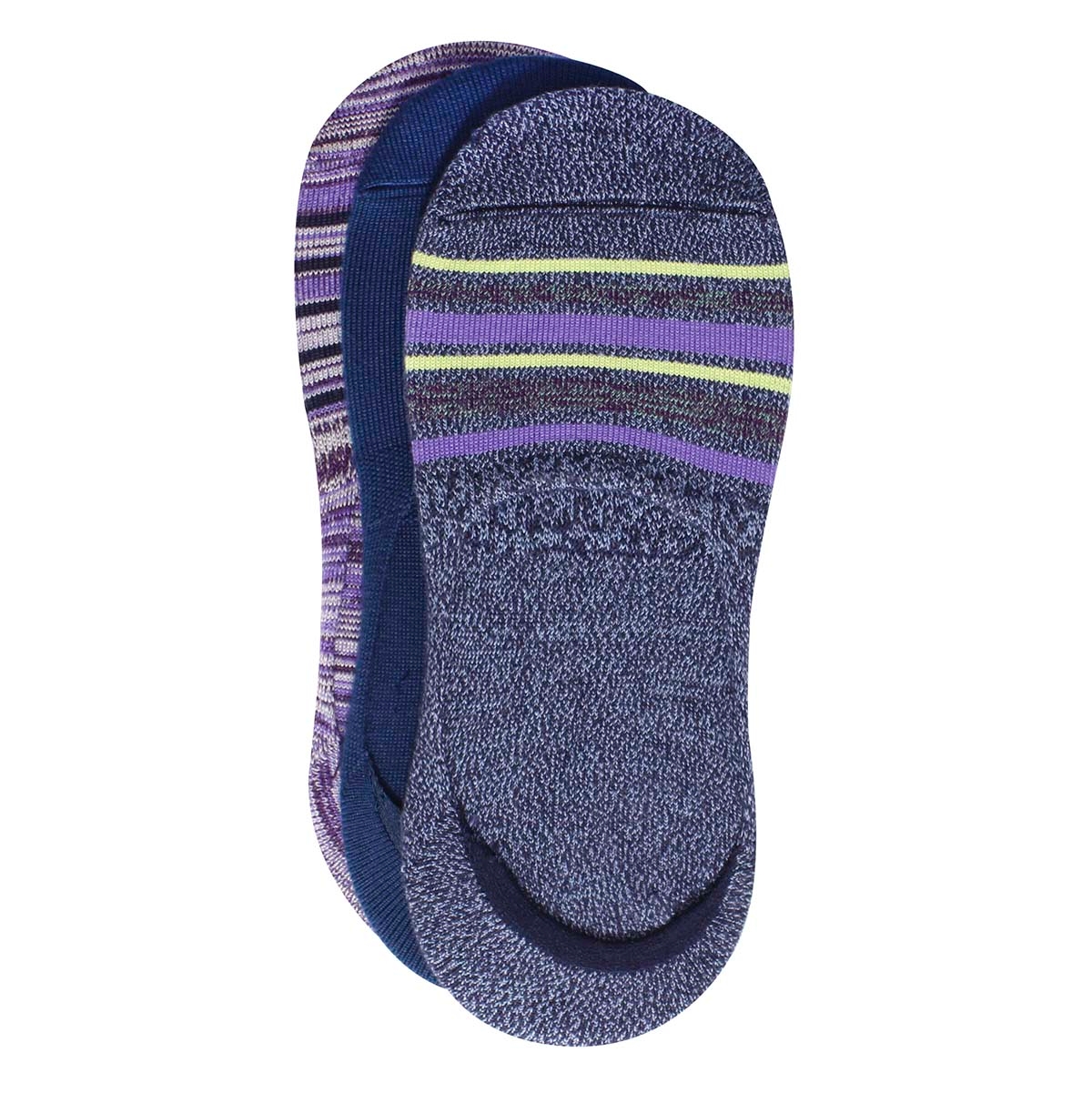 Lds Retro Sport nvy marl liner - 3 pk
