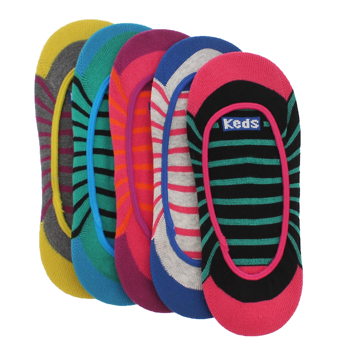Women's JETSETTER stripe multi liners - 5pk
